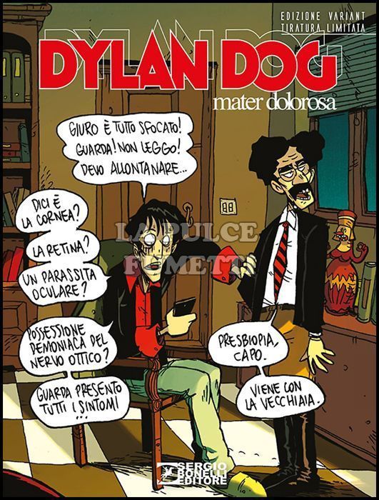 DYLAN DOG ORIGINALE #   361: MATER DOLOROSA - A COLORI - VARIANT COVER ZEROCALCARE - LUCCA 2016